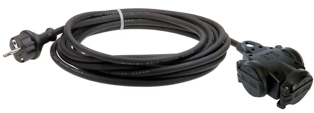 Direct Beschikbaar VETEC VERLENGKABEL 25M M/EITJE 3X2,5