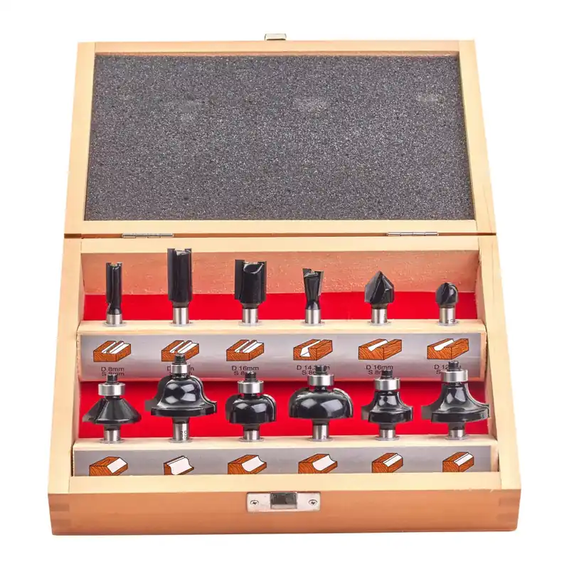 Lage Prijs MILWAUKEE® Bovenfrezen Set 8mm 12-delig - 4932451668