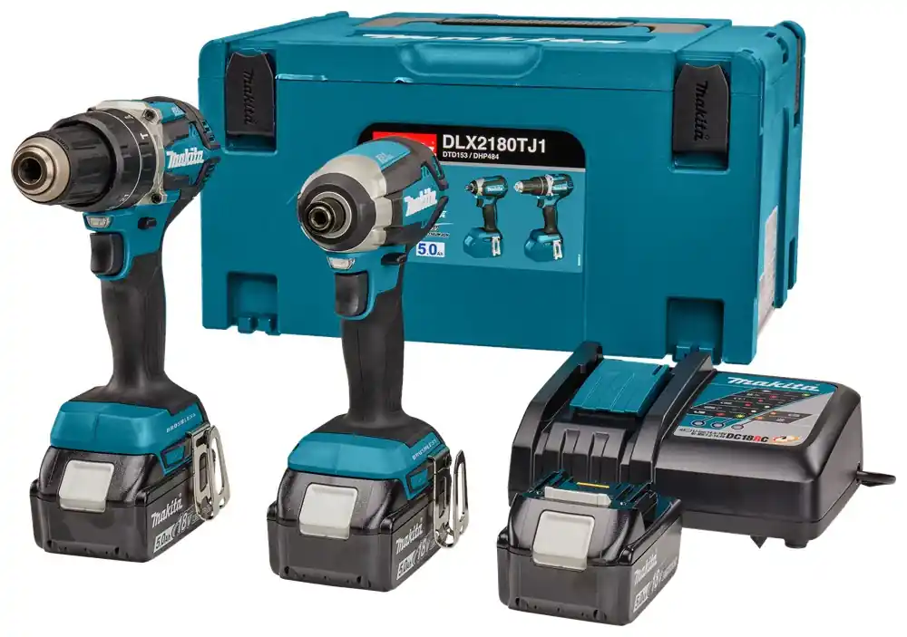 MAKITA DLX2180TJ1 COMBISET 18V Beste Prijs