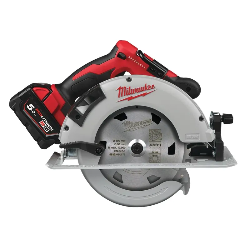 MILWAUKEE® M18 BLCS66-502X M18 BRUSHLESS 66MM CIRKELZAAGMACHINE Direct Verzonden