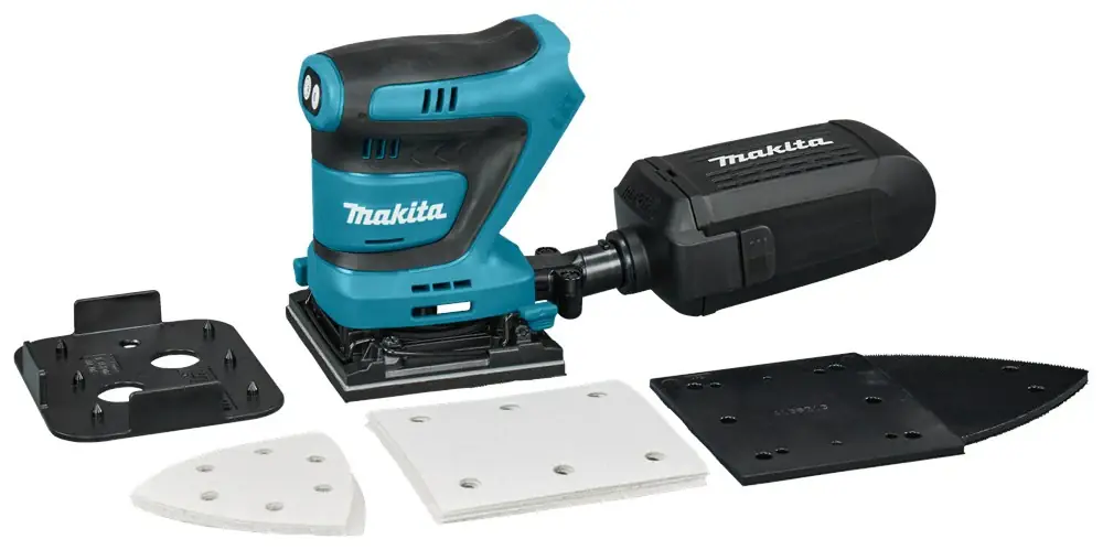 Flitsaanbieding MAKITA DBO480Z VLAKSCHUURMACHINE 18V HANDPALM