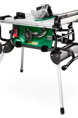 Aanbieding HiKOKI C10RJ WAZ ZAAGTAFEL 230V 255MM 79MM MET ONDERSTEL