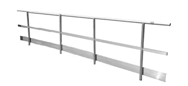 Shop Nu Layher Werkbrugleuning 5,00m met Kantplank - 9555/501