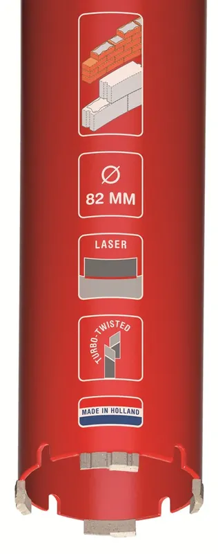 CARAT NASTROC LASER DROOGBOOR 92x300xM30 Veilige Betaling