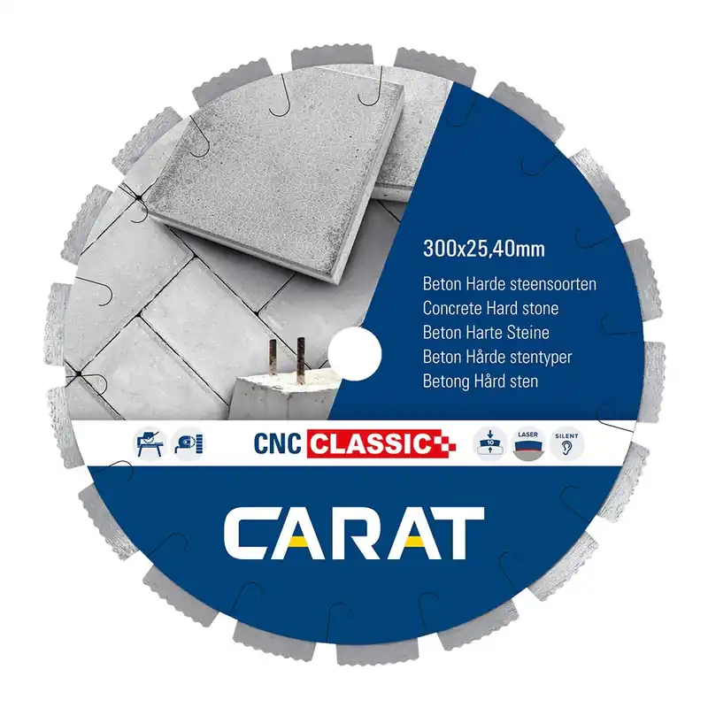 CARAT DIAMANTZAAG BETON 300x25,40MM, CNC CLASSIC Favoriet