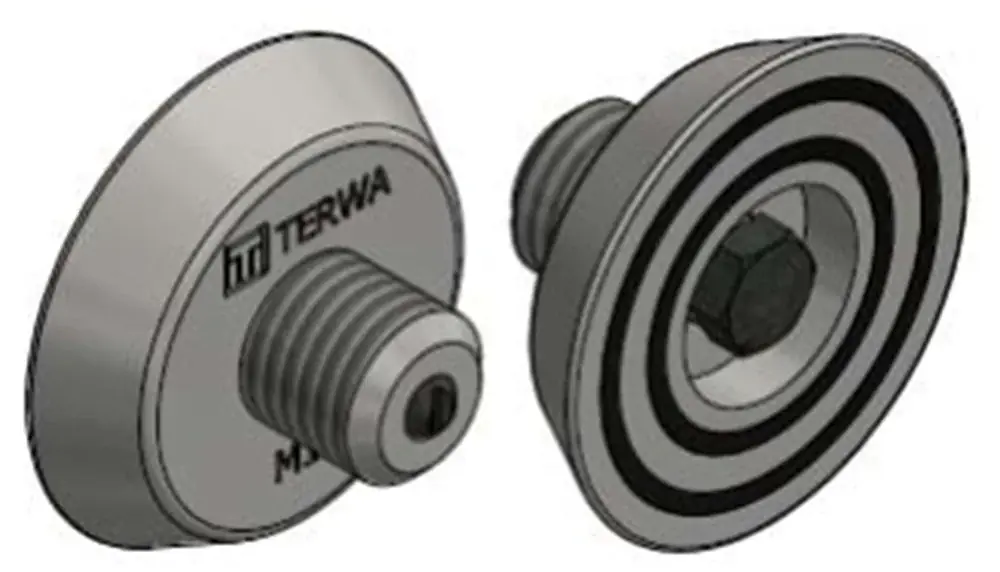 Terwa MAGNEETFLENSPLAAT TPM-10-M24-STEEL - RING MAGNET D=60 Koop Vandaag