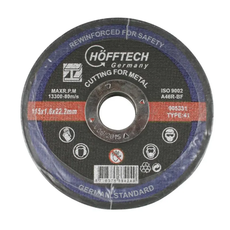Gereduceerde Prijs Hofftech Doorslijpschijf Metaal 115 x 1.6 mm