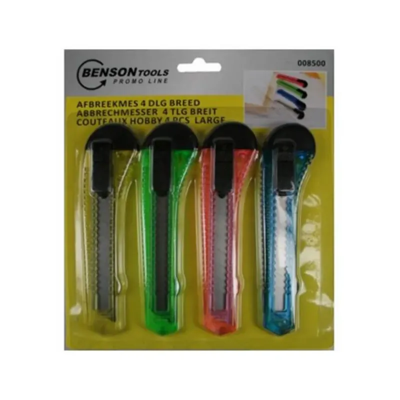 Gecertificeerd Benson Stanleymes Afbreekmes 18 mm De Ultieme Snijoplossing