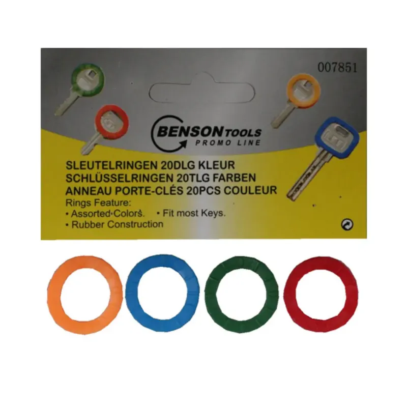 Hoge Kwaliteit Benson Sleutelringen Set – 20 stuks