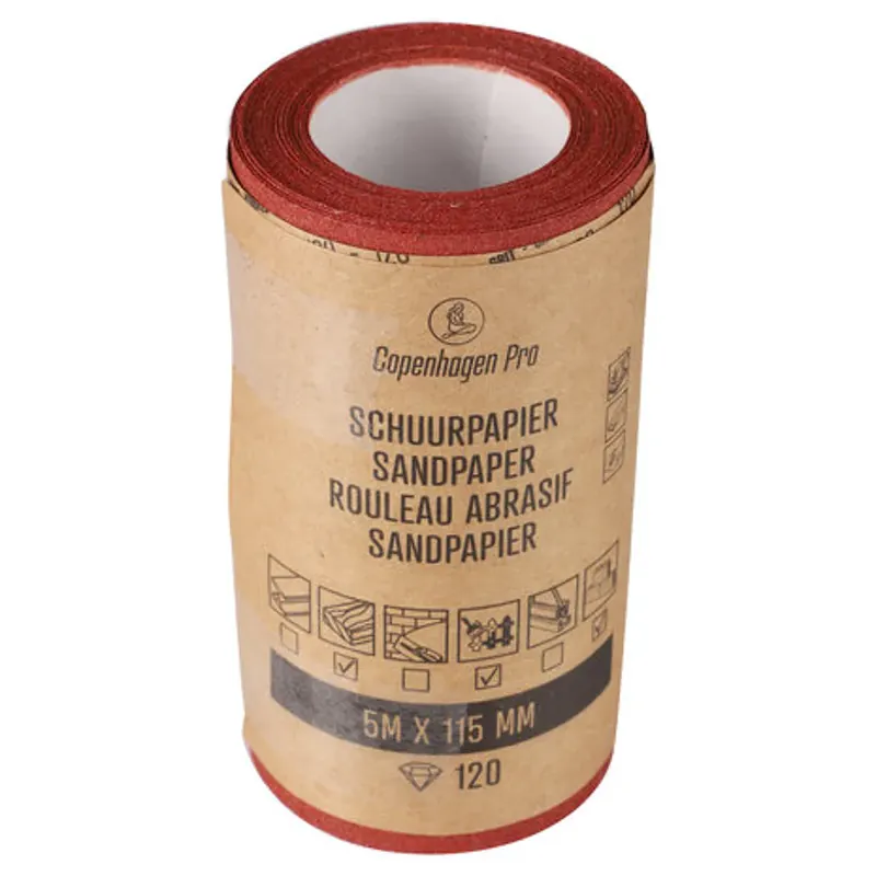 Bestseller CH Pro schuurrol droog K120 115mmx5m