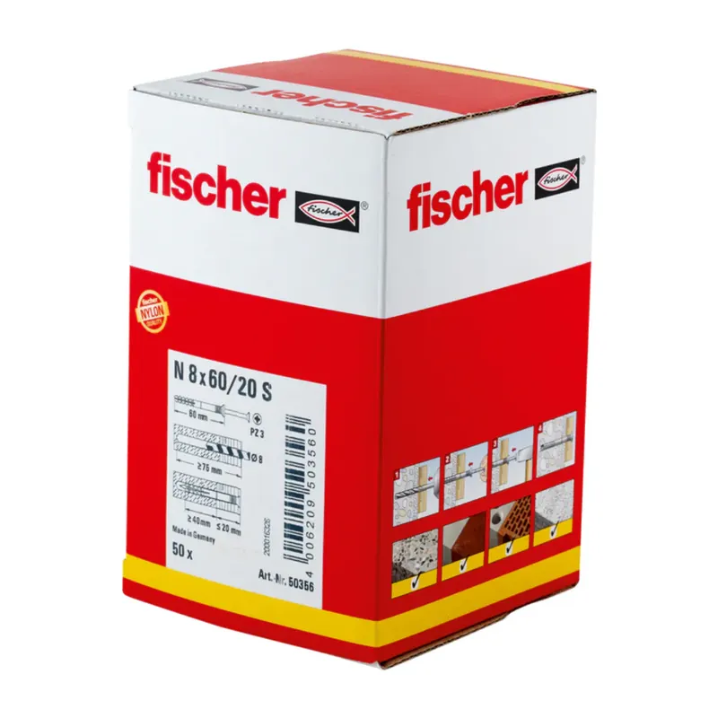 Laatste Kans Fischer Nagelplug 8 x 60/20
