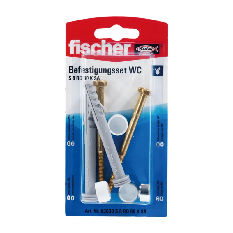 Fischer WC Bevestigingset 8 x 80 mm Populair