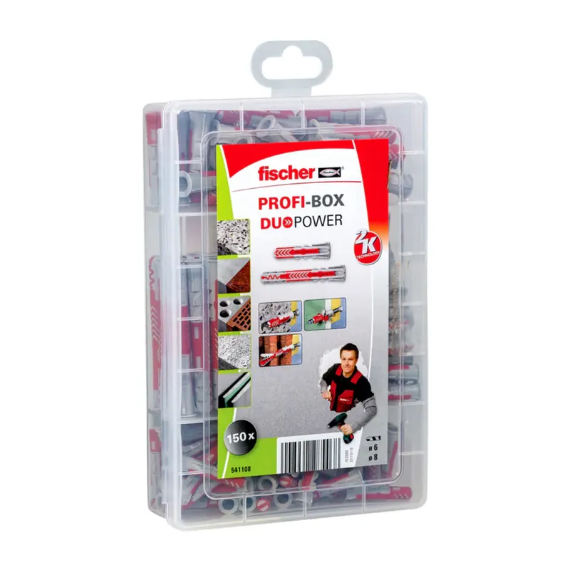 Snelle Levering Fischer Profi-Box DuoPower Universele Pluggen