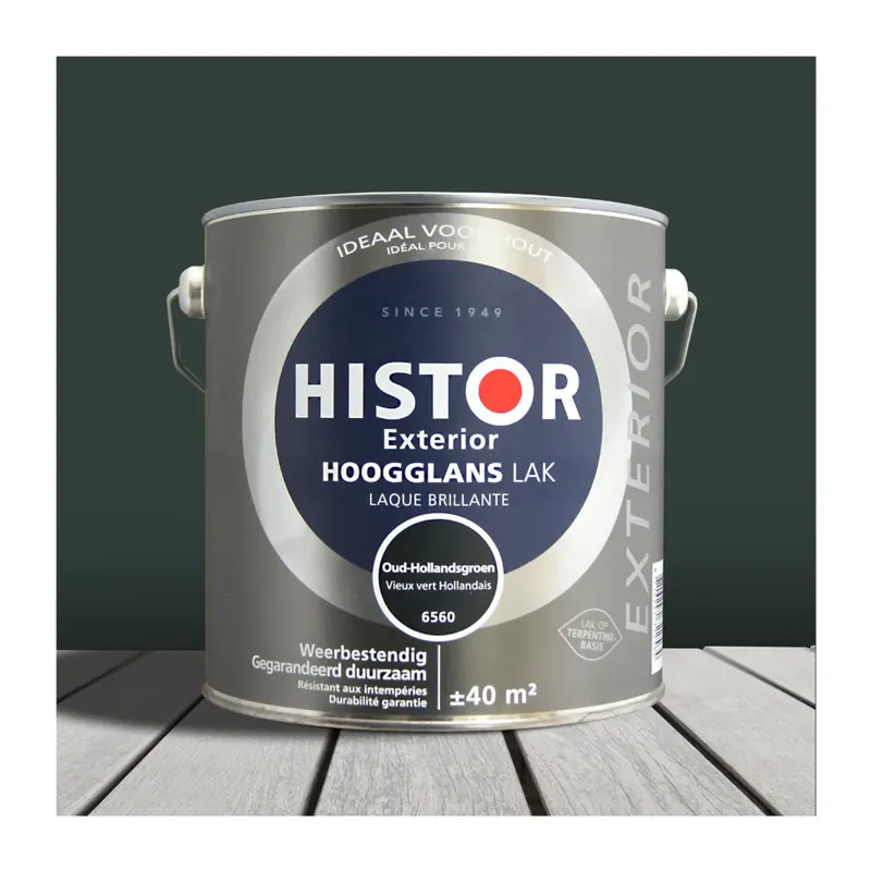 Histor Exterior Lak Hoogglans Oud-Hollandsgroen 6560 Laatste Versie