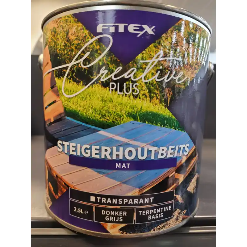 Fitex Creative Plus Steigerhoutbeits Donkergrijs Must-Have