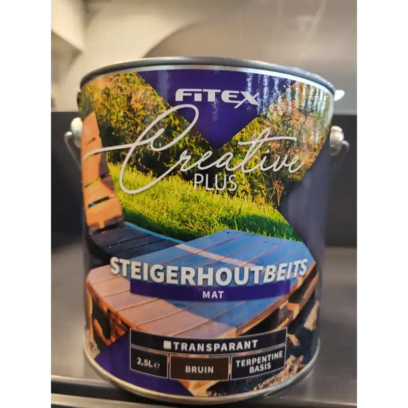 Fitex Creative Plus Steigerhoutbeits Bruin Nieuw