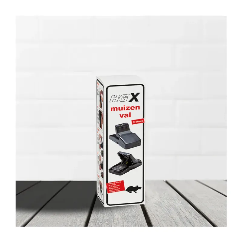 Gereduceerde Prijs HG X Muizenval (2 stuks)