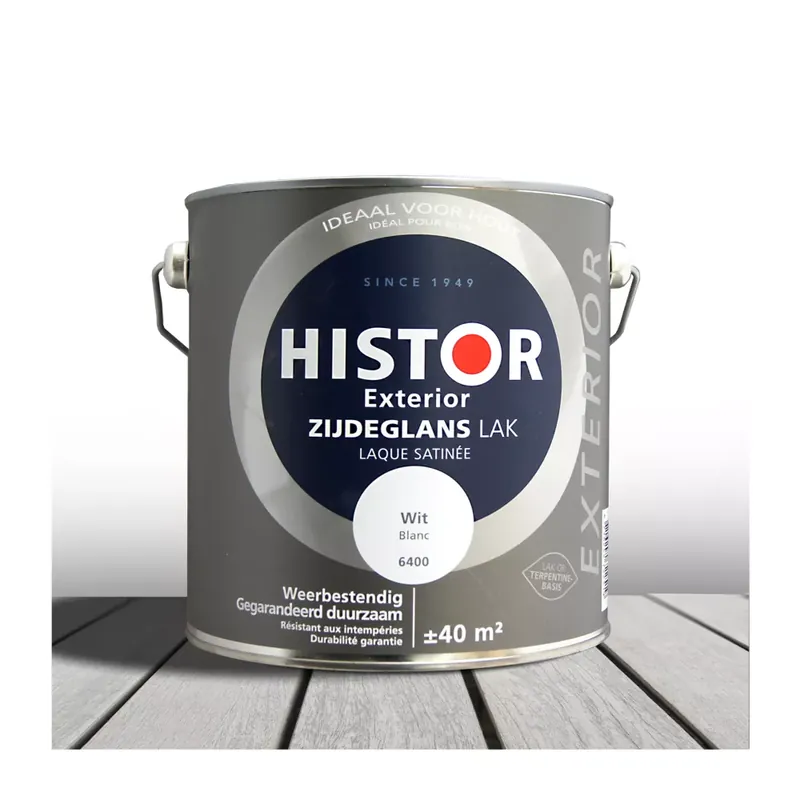 Histor Exterior Lak Zijdeglans Wit Voor Een Stralende Afwerking Bestel Nu