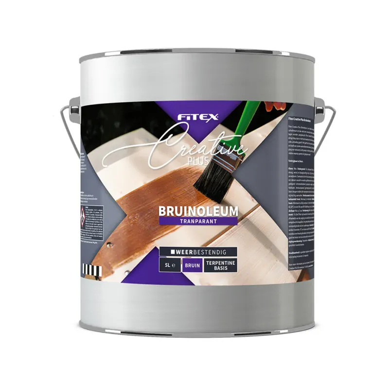 Op = Op Fitex Creative Plus Bruinoleum