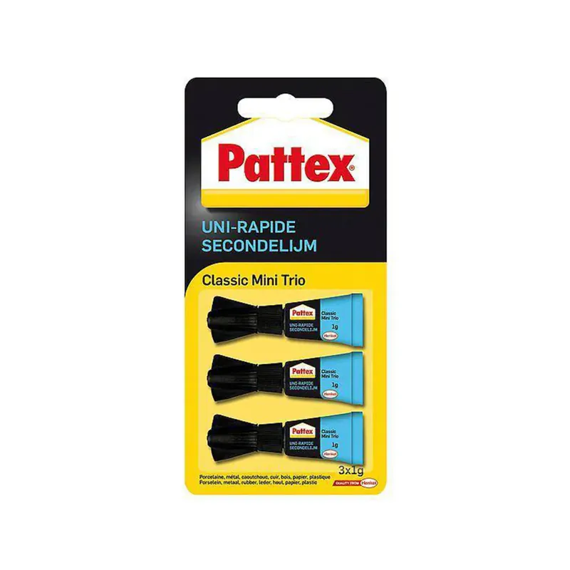 Pattex Secondelijm Classic Mini-Trio Bestseller