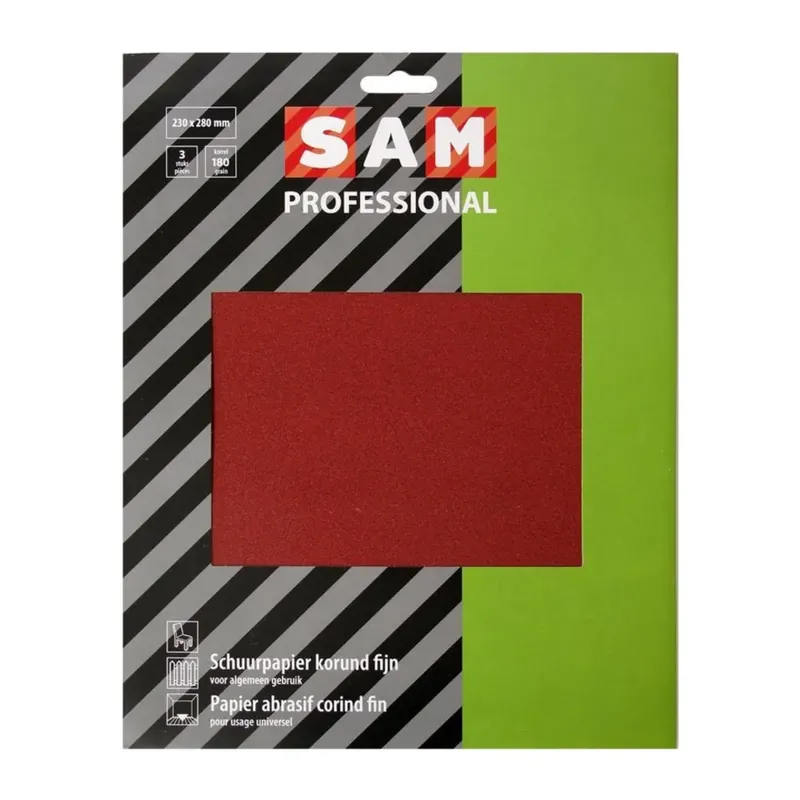 Favoriet SAM Schuurpapier Droog Professioneel