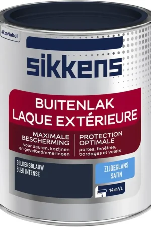 Rechtstreeks Van De Fabrikant Sikkens buitenlak ZG 0.75L Geldersblauw