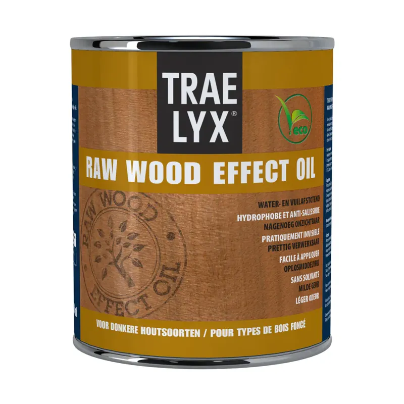 Trae Lyx Raw Wood Effect Oil Donker Hout Merkproduct