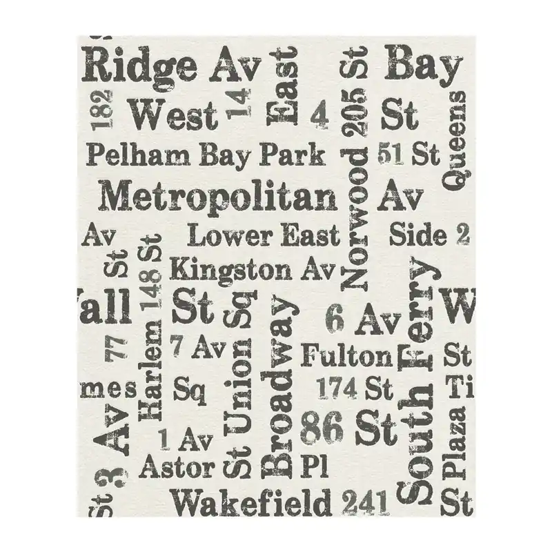 Weekendaanbieding Rasch Sightseeing Vliesbehang Letters 886702