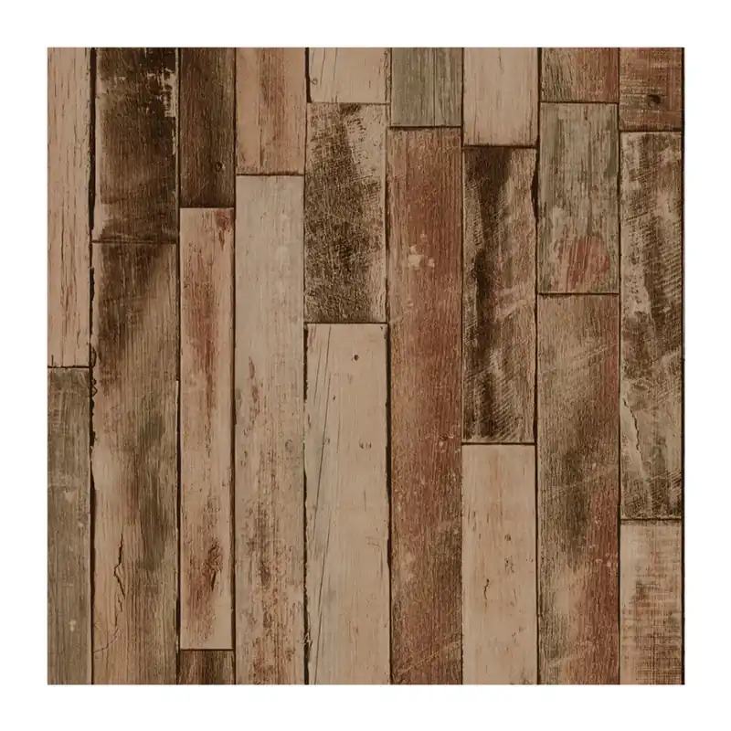 Dutch Wallcoverings Collage Vliesbehang Hout Bruin 42504-10 Goedkoop