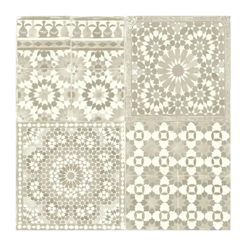 Beperkte Voorraad Verfraai Je Ruimte met Dutch Wallcoverings Botanical Vliesbehang in Tegelontwerp