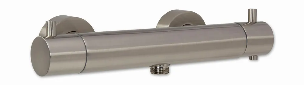 Blue Label Brondby douchethermostaat 150mm met koppelingen geborsteld nikkel FK8072ABN Beperkt Aanbod