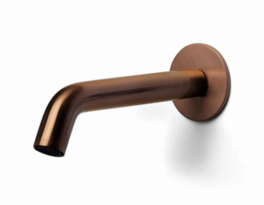 Alleen Vandaag Blue Label Brondby uitloop voor XL wastafelkraan wand 16cm, geborsteld brons