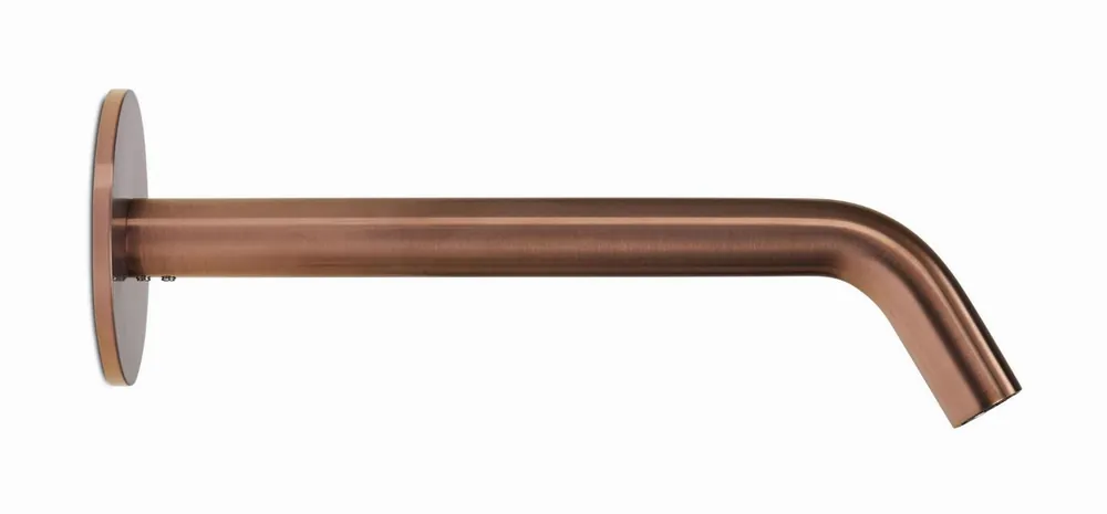 Finale Uitverkoop Blue Label Brondby uitloop wastafelkraan wand 20cm, geborsteld brons