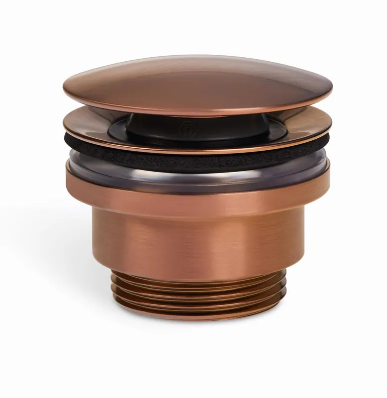 Laatste Kans Blue Label Brondby wastafelafvoerplug 1 1/4" pop-up geborsteld brons