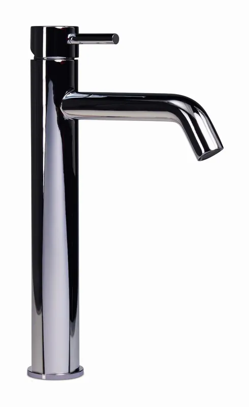 Blue Label Brondby XL wastafelkraan high rise cold start chroom FK-0326XL-CP Must-Have