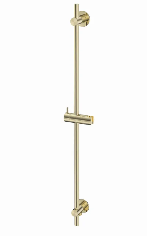 Blue Label glijstang 90 cm met wateraansluiting, messing muurbevestiging, ABS/messing glijstuk 19mm geborsteld goud FK-T0901-BB Lage Kosten
