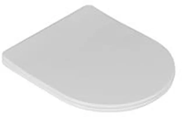 Blue Label Hav closetzitting 53cm met deksel en RVS softclose en quick release scharnier mat wit 760101 Beperkt Aanbod