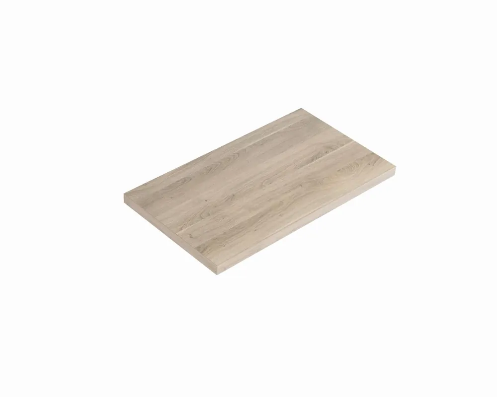 Premium Blue Label Mette Topblad in HPL, zonder gaten 80cm Urban Oak 3,8x80x46 (hxbxd)
