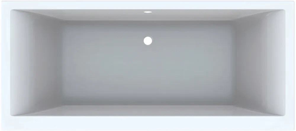 Speciale Aanbieding Geberit Renova Plan kunststof duobad acryl rechthoekig 180x80x42cm z. poten wit 554307011