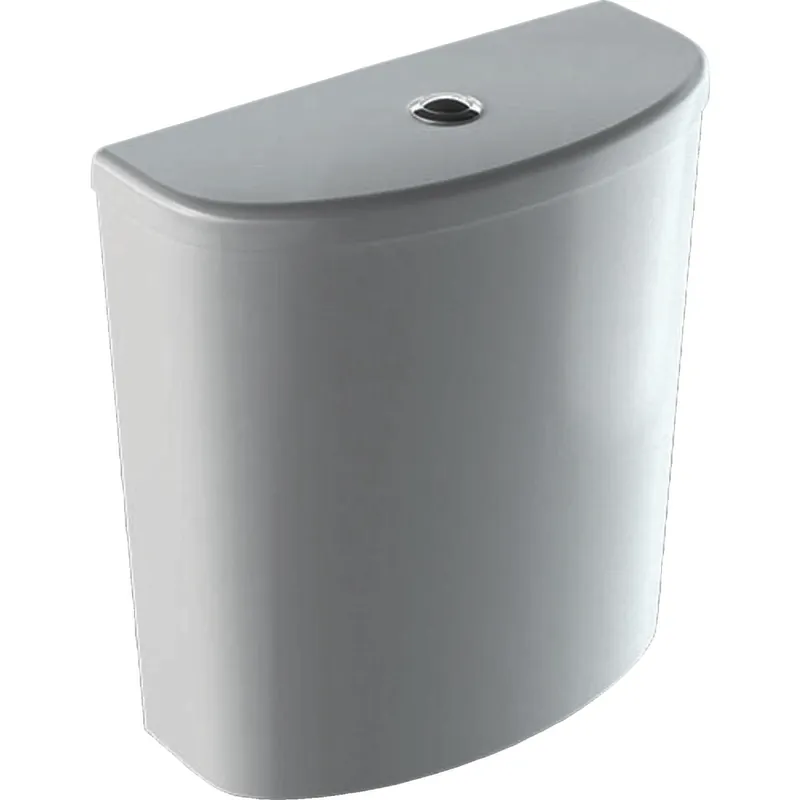 Geberit Renova, Opbouwspoelreservoir, drukknop, met zij-inlaat, 355 x 364 x 163mm (HxBxD), wit Snelle Levering