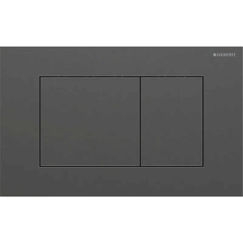 Geberit Sigma 40 bedieningspaneel DF frontbediend square zwart chroom 115.629.QD.1 Beste Prijs