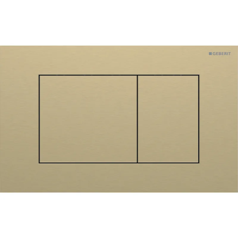 Tijdelijk Beschikbaar Geberit Sigma40 bedieningspaneel square messing 115629QF1
