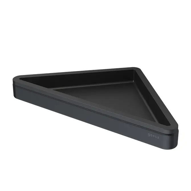 Rechtstreeks Van De Fabrikant Geesa Frame hoekplanchet zwart/zwart