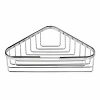 Geesa hoekuitvoering fles- en sponshouder, messing, bevestigingsmateriaal, hxbxd 87x259x259mm, kleur chroom Koop Vandaag