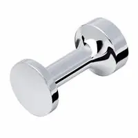 Bestel Nu Geesa Hotel handdoekhaak, met 1 haak, messing, verchroomd, hxdxl 25x25x50mm, kleur chroom
