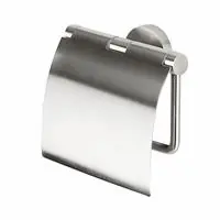 Weekendaanbieding Geesa Nemox Stainless Steel toiletrolhouder met klep RVS 91650805