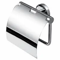 Geesa Nemox toiletrolhouder met klep chroom 91650802 Meest Verkocht