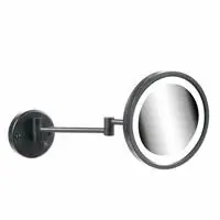 Koop Vandaag Geesa Mirror Scheerspiegel, LED, dubbele arm, 3x vergrotend, 215mm, zwart