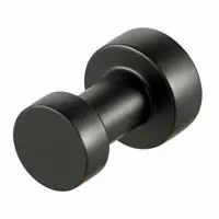 Geesa Nemox Black handdoekhaak met 1 haak rvs gecoat 20x20x30mm zwart 916513-06 Veilige Betaling