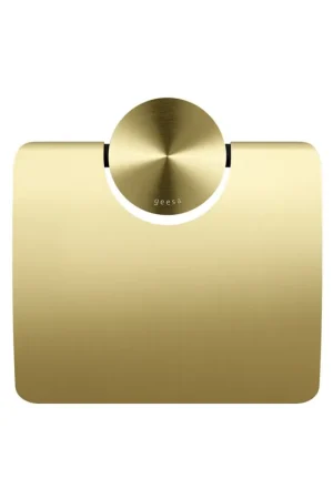 Finale Uitverkoop Geesa Opal toiletaccessoireset 3 in 1, goud geborsteld